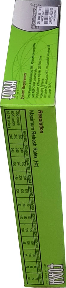 Forsa GeForce4 MX 440-SE, 4x AGP, 64mb w/TV Out, Retail, New Mint in Sealed Box! - Image 3 of 4