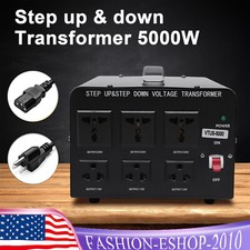 Voltage Converter Volt Transformer Step Up/Down Convert 110V-120V to 220V-240V