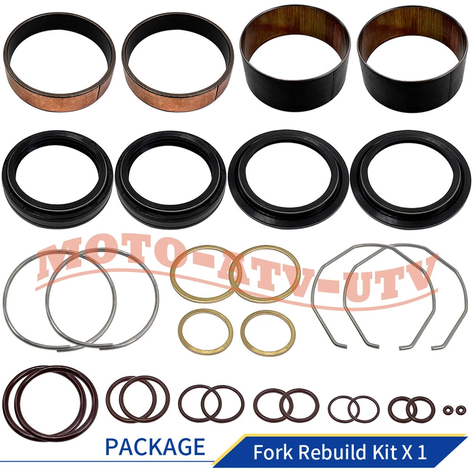 Fork Bushings Dust Oil Seals Rebuild Kit For Honda CR125R 1997-2007, CR250R 1996 - Image 4 of 4