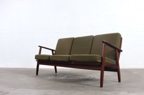 Vintage Teak 3er Sofa Danish Mid Century Design 50er 60er - Bild 1 von 16