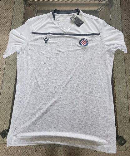 T-shirt Hajduk Split Macron - Coton - Taille 2XL - Bleu - Occasion