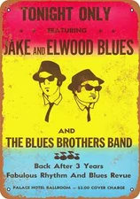 METAL SIGN - The Blues Brothers Gig - Vintage Look Reproduction