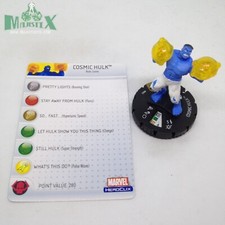 Heroclix Incredible Hulk set Cosmic Hulk 045 Super Rare figure w/card 