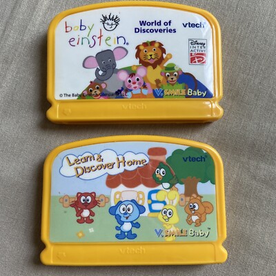 Baby Einstein: World of Discoveries [VTech V.Smile Baby] Lot Set of 2 Disney +