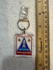Vintage Kennedy Space Center- Space Shuttle Keychain 