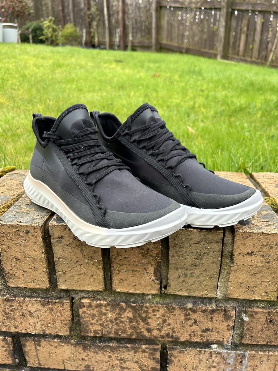 New Ecco Women's Phorene Fluid Fit Black Trainers/Casual Shoes UK4