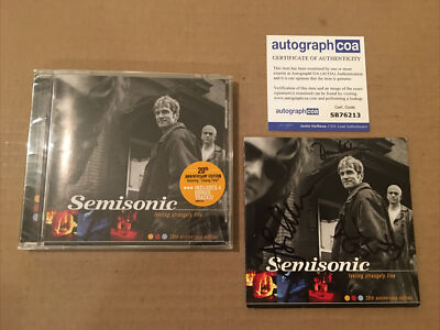 Semisonic Signed Feeling Strangely Fine CD Autographed Sleeve Auto COA