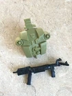 1985 GI Joe Air Tight Sniffer Gun + Backpack Accessory Part Lot ARAH Hasbro Vtg
