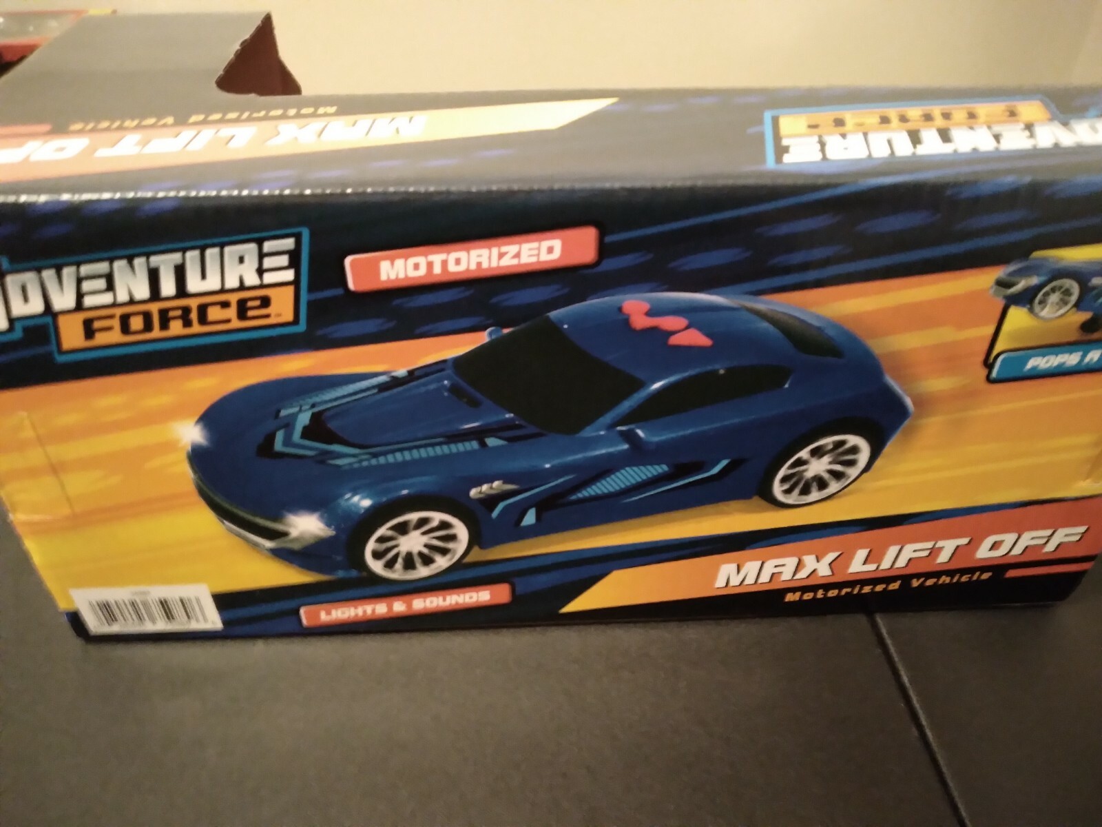 NEW Adventure Force Max Lift Off Motorized Vehicle Lights Up And Pops Wheelies eBay