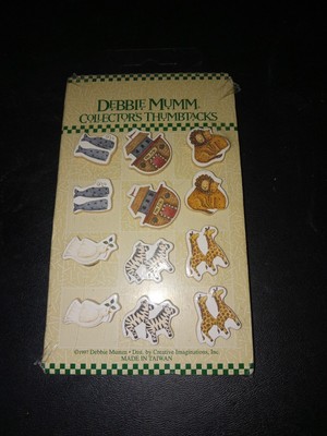 Vtg Debbie Mumm Collector's Thumbtacks Noah's Ark 1997 NEW Sealed