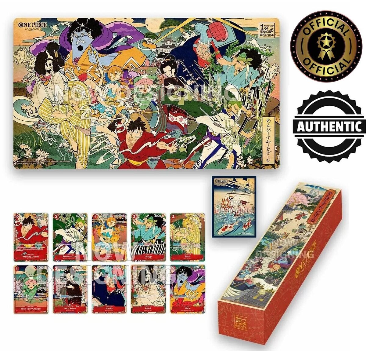 One Piece Rare TCG English 1st Anniversary Set 2024 In-Hand One Piece Rare TCG English 1st Anniversary Set 2024 In-Hand