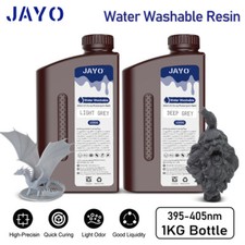   JAYO 1KG Water Washable 3D Printer Resin 405nm UV Light 2K/4K/8K LCD DLP SLA
