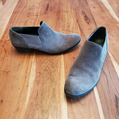 Paul Green Faith Grey Suede Ankle Booties Women's UK US 10