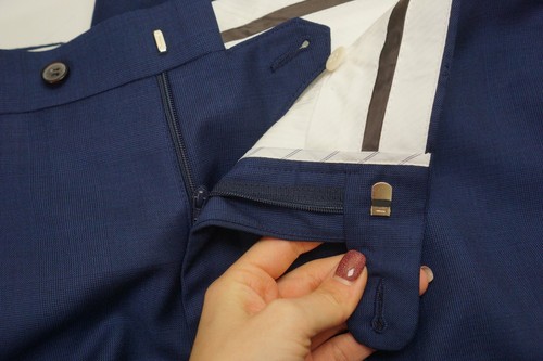 Tuta Uomo Tuta Lazio Lana Perenne Vitale Barberis Super 110s EU50 UK/US40 - Foto 20 di 23