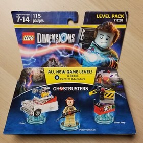 2016 Lego Dimensions Ghostbusters Lot Ecto-1 Venkman Stay Puft 71228 71233