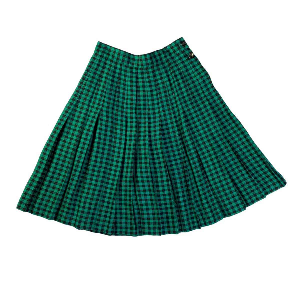 Kimber Bodycon skirt in Green and Purple Check – motelrocks-com-aus