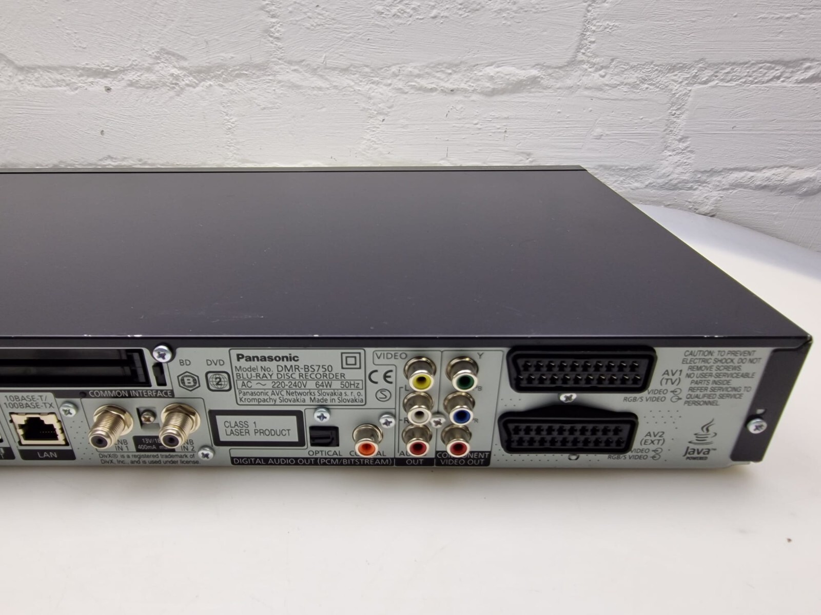 Panasonic DMRBS750 Bluray DiscRekorder mit Fernbedienung eBay