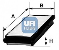 UFI Luftfilter Filtereinsatz FüR Honda Accord V 1.9I 2.0I LS 2.2I-Vtec Rover