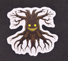 Haunted Tree Creepy Cute Halloween Sticker 2.18" x 2" AP 