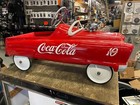 Vtg Murray Pedal Car Restored Coca cola 1950's Man Cave Decor Oil Gas Display!