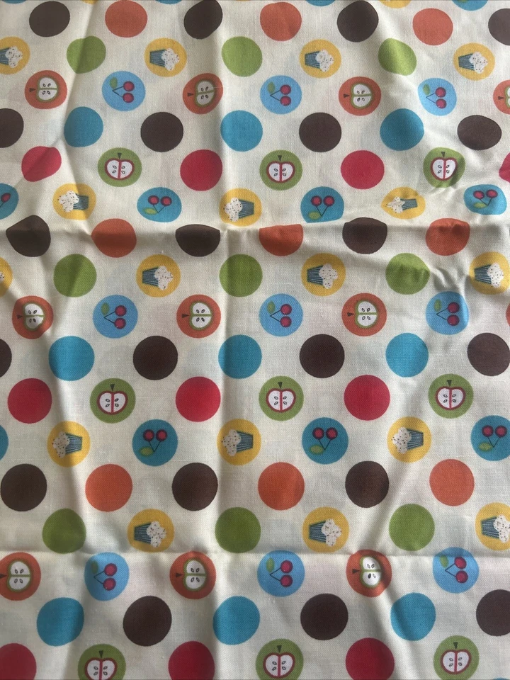 David Textiles Children’s Cotton Fabric Multicolor Polkadot 44” Long Or 3.6 Ft - Image 2 of 2