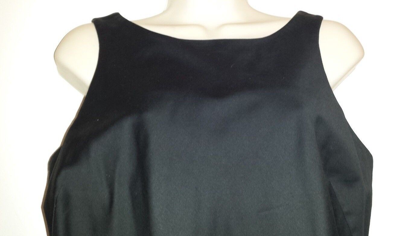 ZARA BASIC Sexy Little Black Cotton Dress Size M,… - image 3