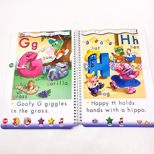 Leapfrog Leappad Phonics Alphabet Adventures libro interattivo NO cartuccia - Foto 5 di 12