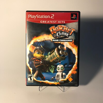 Ratchet & Clank: Going Commando PS2 Complete w/ Manual Greatest Hits CIB Tested