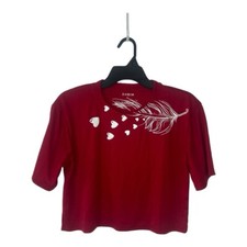 Women's Solid Color Crop Top With Short Sleeves And Round Neckline