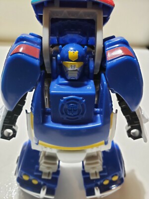 Transformers Hasbro TOMY 5'' Blue Rescue Bots Chase Police Car