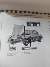 Mercedes 300 SL Gullwing Seagull Wings Copy Spare Parts Catalog 1955