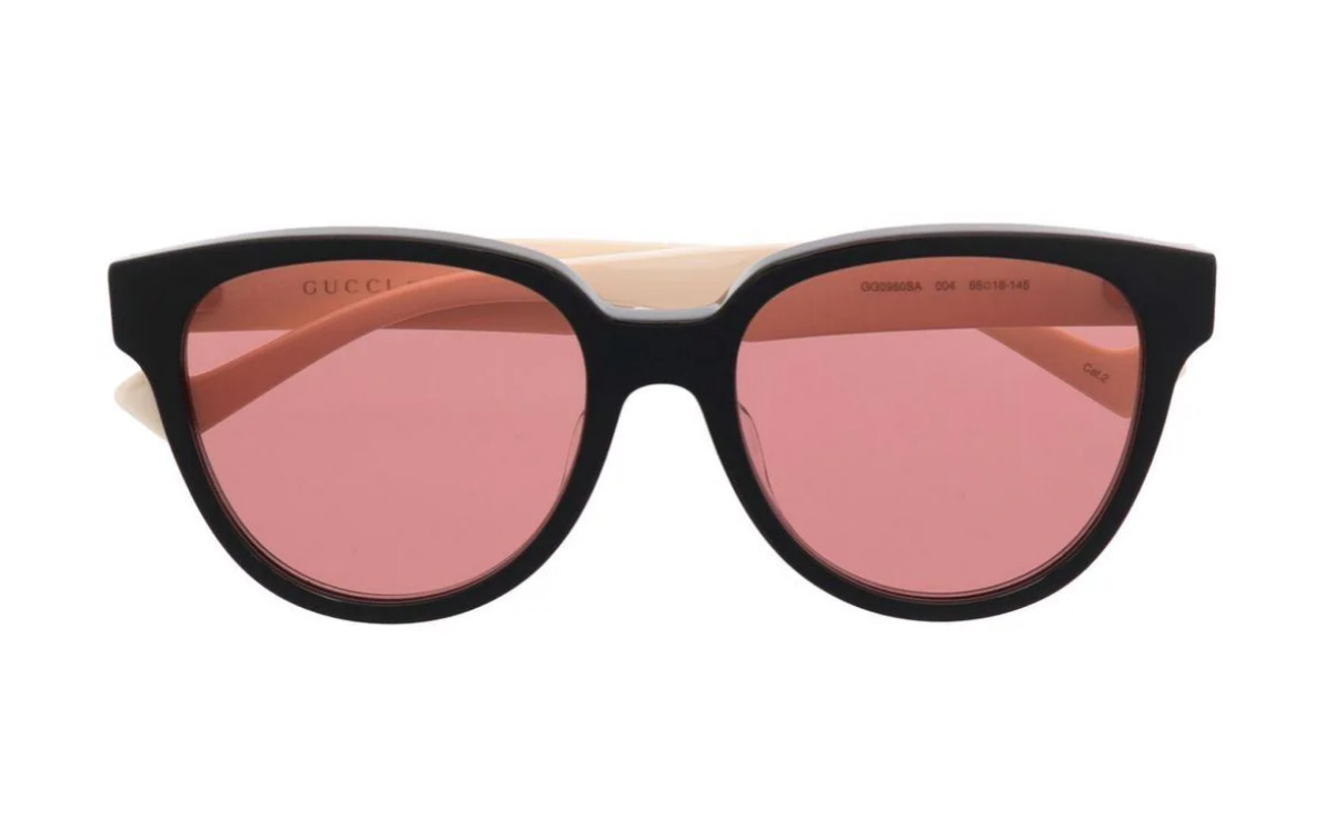 gucci black and orange sunglasses