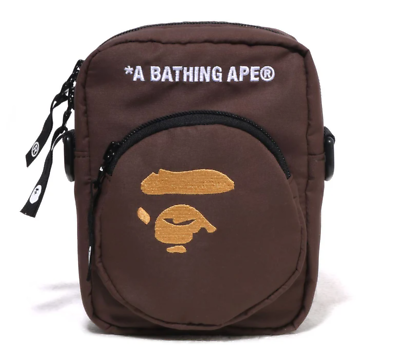 2025 A BATHING APE BAPE Men's APE HEAD MINI BAG - MINI Crossbody