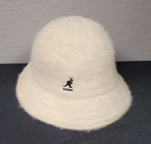 Kangol Furgora Casual Bucket Hat White Unisex Adult Size Large (K3017ST)