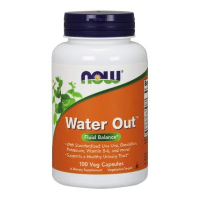 NOW FOODS, WATER OUT Flüssigkeitshaushalt 100 Veg. Kapseln SUPER PREIS