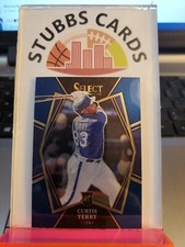 2022 Curtis Terry Panini Select Premier Level Parallel #112 Rookie BLUE