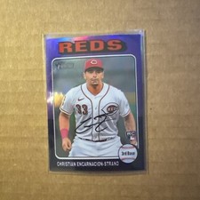 Christian Encarnacion-Strand Purple 2024 Topps Heritage Cincinnati RC 🔥🔥