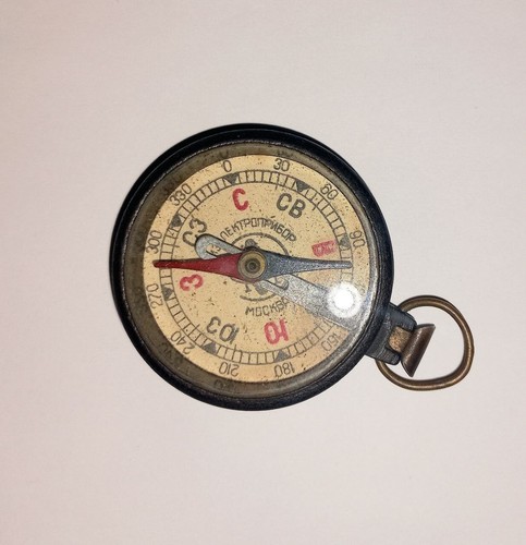 Old antique compass of the USSR Fizelektropribor Moscow - Picture 2 of 14