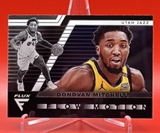 Donovan Mitchell 2020-21 Panini Flux Flow Motion Silver Parallel #15