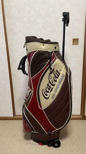 Coca-Cola 120th Anniversary Limited of 120 Vintage Golf Caddie Bag Serial Number - Picture 5 of 9