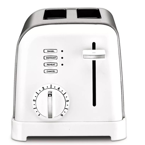 New Cuisinart 2-Slice Classic Metal Toaster - Stainless Steel (CPT-160P1) - Picture 6 of 9