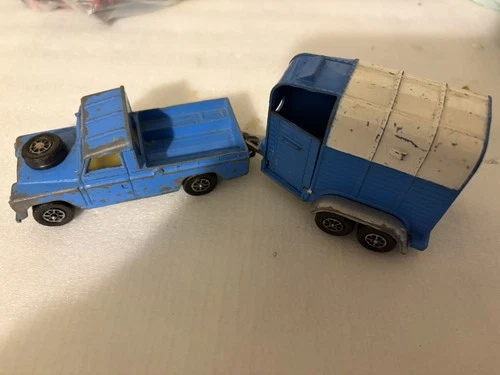 Vintage Original Corgi Toys 406 Land Rover Series 1 - 109in, Car Truck and trail
