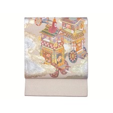 Authentic Unused Fukuro Obi formal obi sash - Tsuzure-dyed obi sash 246...