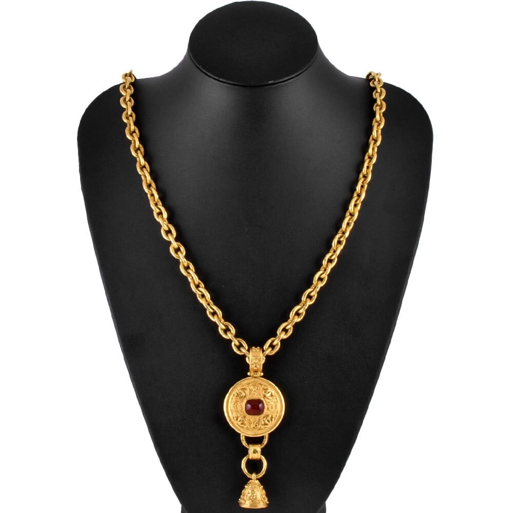 Collana lunga campana CHANEL Gripoa pietre colorate GP P0038265