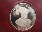 BULLION Vintage Sterling Silver Round 615 Grains Or 1.3 Troy Ounce HERNAN CORTES