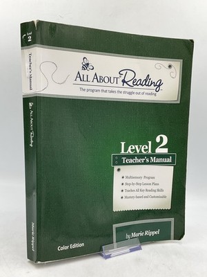 All About Reading Level 2 Teacher's Manual Marie Rippel 2019 Paperback Color Ed.