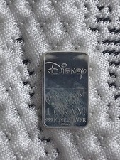1� WESSEX MINT FINE 999 SILVER 1 GRAM BAR,  DISNEY LIMITED EDITION