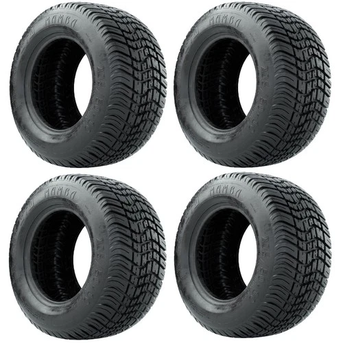 Set of 4 - Golf Cart Tires 205/50-10 (18")  GTW Mamba Golf Cart Street Tire