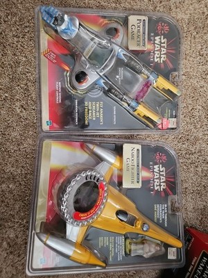 Star Wars Episode 1 - Pod Racer and Naboo Fighter Game. (Indoor Storage Fresh)