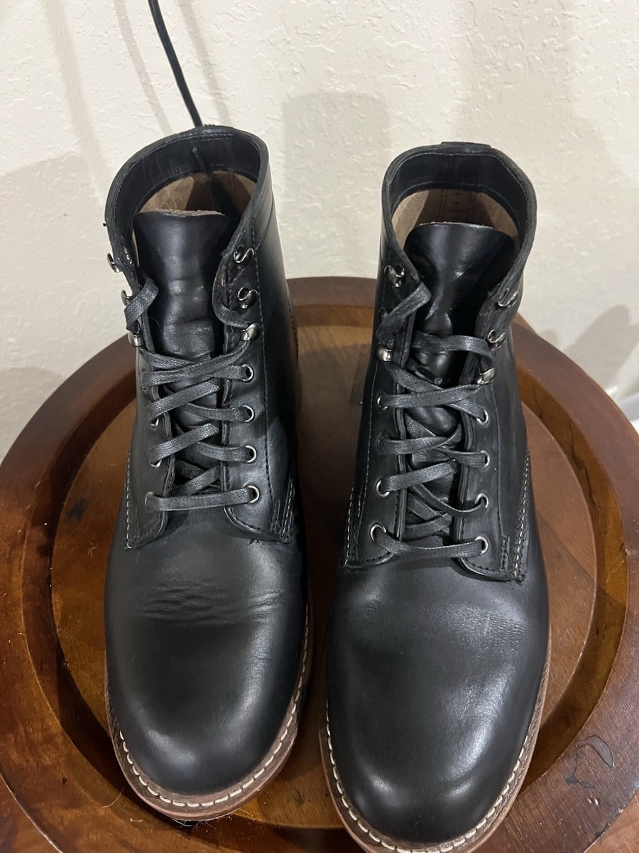 Wolverine 1000 Mile Cap Toe Work Boots Leather BlackUSA  display picture 2